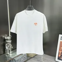 Cheap Hermes T-Shirts Short Sleeved For Men #1430440 Replica Wholesale [$56.00 USD] [ITEM#1430440] on Replica Hermes T-Shirts