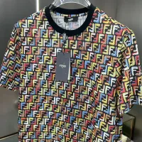 Cheap Fendi T-Shirts Short Sleeved For Men #1430475 Replica Wholesale [$64.00 USD] [ITEM#1430475] on Replica Fendi T-Shirts