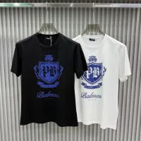Cheap Balmain T-Shirts Short Sleeved For Unisex #1430518 Replica Wholesale [$72.00 USD] [ITEM#1430518] on Replica Balmain T-Shirts