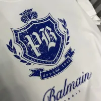 Cheap Balmain T-Shirts Short Sleeved For Unisex #1430518 Replica Wholesale [$72.00 USD] [ITEM#1430518] on Replica Balmain T-Shirts
