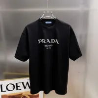 Cheap Prada T-Shirts Short Sleeved For Unisex #1430622 Replica Wholesale [$38.00 USD] [ITEM#1430622] on Replica Prada T-Shirts