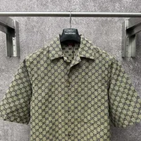 Cheap Gucci Shirts Short Sleeved For Unisex #1430674 Replica Wholesale [$76.00 USD] [ITEM#1430674] on Replica Gucci Shirts