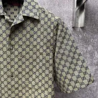 Cheap Gucci Shirts Short Sleeved For Unisex #1430674 Replica Wholesale [$76.00 USD] [ITEM#1430674] on Replica Gucci Shirts