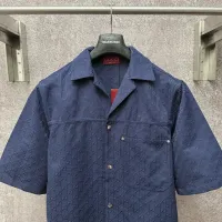 Cheap Gucci Shirts Short Sleeved For Unisex #1430675 Replica Wholesale [$76.00 USD] [ITEM#1430675] on Replica Gucci Shirts