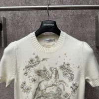 Cheap Christian Dior T-Shirts Short Sleeved For Women #1430692 Replica Wholesale [$92.00 USD] [ITEM#1430692] on Replica Christian Dior T-Shirts