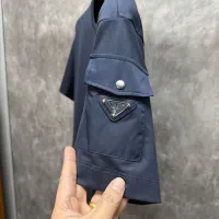 Cheap Prada T-Shirts Short Sleeved For Men #1430711 Replica Wholesale [$88.00 USD] [ITEM#1430711] on Replica Prada T-Shirts