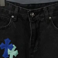 Cheap Chrome Hearts Jeans For Men #1430743 Replica Wholesale [$48.00 USD] [ITEM#1430743] on Replica Chrome Hearts Jeans