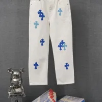 Cheap Chrome Hearts Jeans For Men #1430745 Replica Wholesale [$48.00 USD] [ITEM#1430745] on Replica Chrome Hearts Jeans