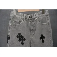 Cheap Chrome Hearts Jeans For Men #1430746 Replica Wholesale [$48.00 USD] [ITEM#1430746] on Replica Chrome Hearts Jeans