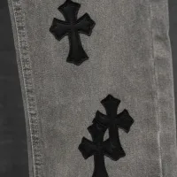 Cheap Chrome Hearts Jeans For Men #1430746 Replica Wholesale [$48.00 USD] [ITEM#1430746] on Replica Chrome Hearts Jeans