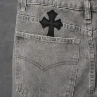 Cheap Chrome Hearts Jeans For Men #1430746 Replica Wholesale [$48.00 USD] [ITEM#1430746] on Replica Chrome Hearts Jeans