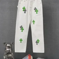 Cheap Chrome Hearts Jeans For Men #1430748 Replica Wholesale [$48.00 USD] [ITEM#1430748] on Replica Chrome Hearts Jeans