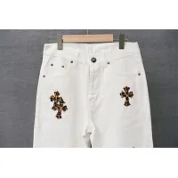 Cheap Chrome Hearts Jeans For Men #1430752 Replica Wholesale [$48.00 USD] [ITEM#1430752] on Replica Chrome Hearts Jeans