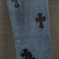 Cheap Chrome Hearts Jeans For Men #1430756 Replica Wholesale [$48.00 USD] [ITEM#1430756] on Replica Chrome Hearts Jeans