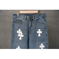 Cheap Chrome Hearts Jeans For Men #1430760 Replica Wholesale [$48.00 USD] [ITEM#1430760] on Replica Chrome Hearts Jeans