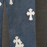 Cheap Chrome Hearts Jeans For Men #1430760 Replica Wholesale [$48.00 USD] [ITEM#1430760] on Replica Chrome Hearts Jeans