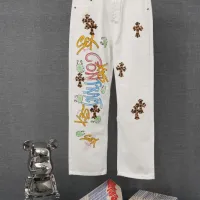 Cheap Chrome Hearts Jeans For Men #1430762 Replica Wholesale [$48.00 USD] [ITEM#1430762] on Replica Chrome Hearts Jeans