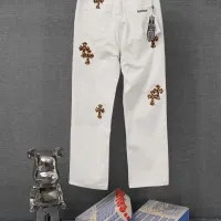 Cheap Chrome Hearts Jeans For Men #1430762 Replica Wholesale [$48.00 USD] [ITEM#1430762] on Replica Chrome Hearts Jeans