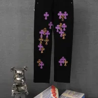 Cheap Chrome Hearts Jeans For Men #1430763 Replica Wholesale [$48.00 USD] [ITEM#1430763] on Replica Chrome Hearts Jeans