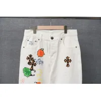 Cheap Chrome Hearts Jeans For Men #1430764 Replica Wholesale [$48.00 USD] [ITEM#1430764] on Replica Chrome Hearts Jeans