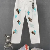 Cheap Chrome Hearts Jeans For Men #1430765 Replica Wholesale [$52.00 USD] [ITEM#1430765] on Replica Chrome Hearts Jeans