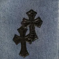 Cheap Chrome Hearts Jeans For Men #1430767 Replica Wholesale [$52.00 USD] [ITEM#1430767] on Replica Chrome Hearts Jeans