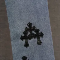 Cheap Chrome Hearts Jeans For Men #1430767 Replica Wholesale [$52.00 USD] [ITEM#1430767] on Replica Chrome Hearts Jeans