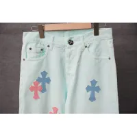 Cheap Chrome Hearts Jeans For Men #1430769 Replica Wholesale [$52.00 USD] [ITEM#1430769] on Replica Chrome Hearts Jeans