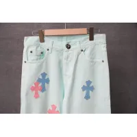 Cheap Chrome Hearts Jeans For Men #1430769 Replica Wholesale [$52.00 USD] [ITEM#1430769] on Replica Chrome Hearts Jeans