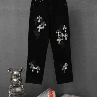 Cheap Chrome Hearts Jeans For Men #1430770 Replica Wholesale [$52.00 USD] [ITEM#1430770] on Replica Chrome Hearts Jeans