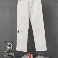 Cheap Chrome Hearts Jeans For Men #1430771 Replica Wholesale [$52.00 USD] [ITEM#1430771] on Replica Chrome Hearts Jeans
