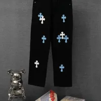Cheap Chrome Hearts Jeans For Men #1430774 Replica Wholesale [$52.00 USD] [ITEM#1430774] on Replica Chrome Hearts Jeans
