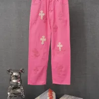 Cheap Chrome Hearts Jeans For Men #1430783 Replica Wholesale [$52.00 USD] [ITEM#1430783] on Replica Chrome Hearts Jeans