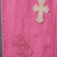 Cheap Chrome Hearts Jeans For Men #1430783 Replica Wholesale [$52.00 USD] [ITEM#1430783] on Replica Chrome Hearts Jeans