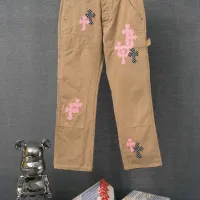 Cheap Chrome Hearts Jeans For Men #1430785 Replica Wholesale [$56.00 USD] [ITEM#1430785] on Replica Chrome Hearts Jeans