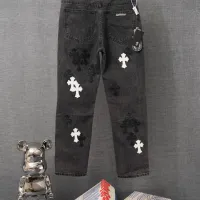 Cheap Chrome Hearts Jeans For Men #1430786 Replica Wholesale [$56.00 USD] [ITEM#1430786] on Replica Chrome Hearts Jeans