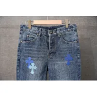 Cheap Chrome Hearts Jeans For Men #1430793 Replica Wholesale [$56.00 USD] [ITEM#1430793] on Replica Chrome Hearts Jeans