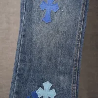 Cheap Chrome Hearts Jeans For Men #1430793 Replica Wholesale [$56.00 USD] [ITEM#1430793] on Replica Chrome Hearts Jeans