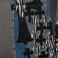 Cheap Chrome Hearts Jeans For Men #1430795 Replica Wholesale [$56.00 USD] [ITEM#1430795] on Replica Chrome Hearts Jeans