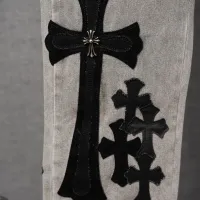 Cheap Chrome Hearts Jeans For Men #1430799 Replica Wholesale [$56.00 USD] [ITEM#1430799] on Replica Chrome Hearts Jeans