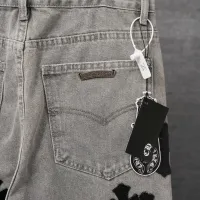 Cheap Chrome Hearts Jeans For Men #1430799 Replica Wholesale [$56.00 USD] [ITEM#1430799] on Replica Chrome Hearts Jeans