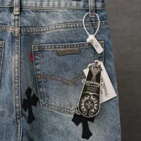 Cheap Chrome Hearts Jeans For Men #1430802 Replica Wholesale [$60.00 USD] [ITEM#1430802] on Replica Chrome Hearts Jeans