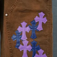 Cheap Chrome Hearts Jeans For Men #1430811 Replica Wholesale [$60.00 USD] [ITEM#1430811] on Replica Chrome Hearts Jeans