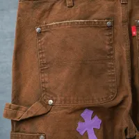 Cheap Chrome Hearts Jeans For Men #1430811 Replica Wholesale [$60.00 USD] [ITEM#1430811] on Replica Chrome Hearts Jeans