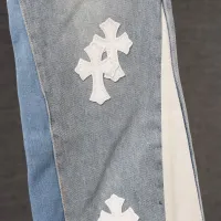 Cheap Chrome Hearts Jeans For Men #1430815 Replica Wholesale [$52.00 USD] [ITEM#1430815] on Replica Chrome Hearts Jeans