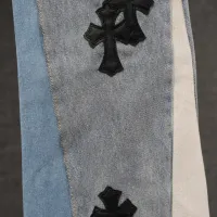 Cheap Chrome Hearts Jeans For Men #1430816 Replica Wholesale [$52.00 USD] [ITEM#1430816] on Replica Chrome Hearts Jeans