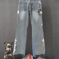 Cheap Chrome Hearts Jeans For Men #1430818 Replica Wholesale [$56.00 USD] [ITEM#1430818] on Replica Chrome Hearts Jeans