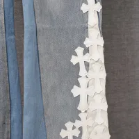 Cheap Chrome Hearts Jeans For Men #1430818 Replica Wholesale [$56.00 USD] [ITEM#1430818] on Replica Chrome Hearts Jeans