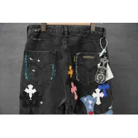 Cheap Chrome Hearts Jeans For Men #1430819 Replica Wholesale [$68.00 USD] [ITEM#1430819] on Replica Chrome Hearts Jeans