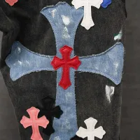 Cheap Chrome Hearts Jeans For Men #1430819 Replica Wholesale [$68.00 USD] [ITEM#1430819] on Replica Chrome Hearts Jeans